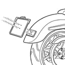 harley davidson flfb [HEINZ BIKES] – distance cube for license plate mounting-2