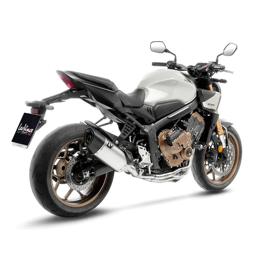 Honda CB 650 R [Leovince]-Footrest dismay