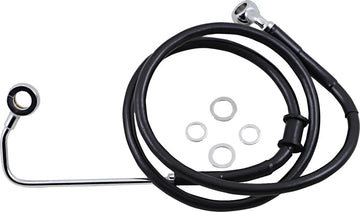 harley davidson fxsb [DRAG SPECIALTIES] - Conduite de frein rallongée en acier inoxydable