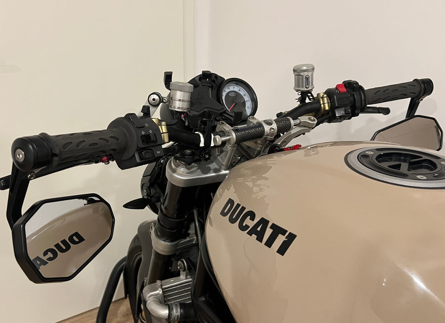 Handlebar end mirrors 2 pieces [E-mark] - Suzuki SV 650 1000 V-Strom