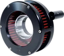 Harley-Davidson FXSE 1800 Pro Street Breakout CVO [2016-2017] - BA air filter kit - Surface: Black, Red - Image 4