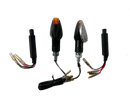2 LED Blinker Klar Widerstände [E-Prüfzeichen] - Kawasaki KX KMX 125 250-1