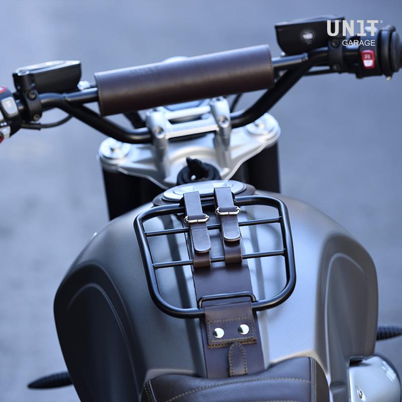 BMW R nineT 1200 Urban G/S (low exhaust) [2017-2023] - Leather straps for luggage racks