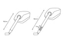 aprilia tuono v4 r [SW-MOTECH] – sports mirror set, short mirror arm