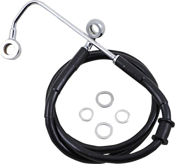 harley davidson fxsb [DRAG SPECIALTIES] - Extended stainless steel brake line - 0