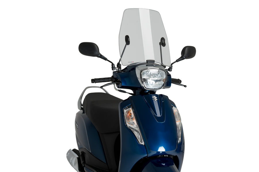 SUZUKI ADDRESS 125I E5 [2025] – Bulle scooter urbain – Transparent