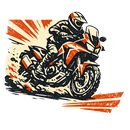 Honda nc 700 [T-Shirt] - Retro Rallye - Brust Print