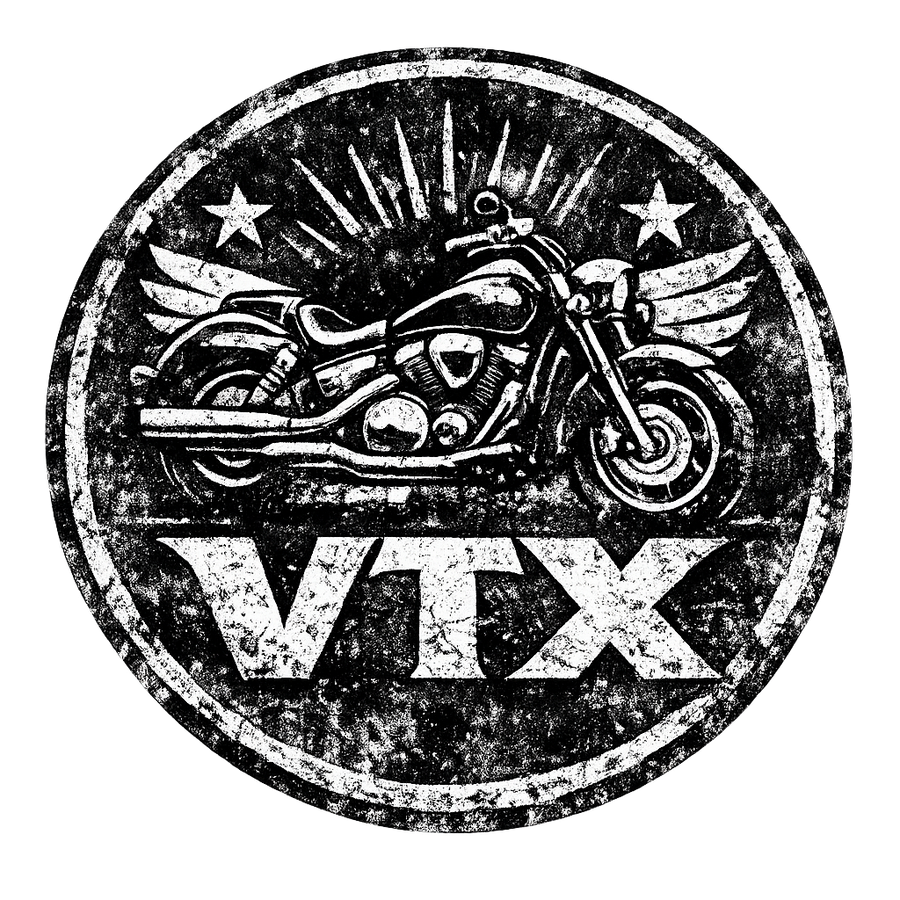Honda VTX 1300 [Mug Blanc] - Badge Grunge - Simple Face