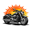 Honda vtx 1300 [T-Shirt] - Sunset Split - Impression au dos