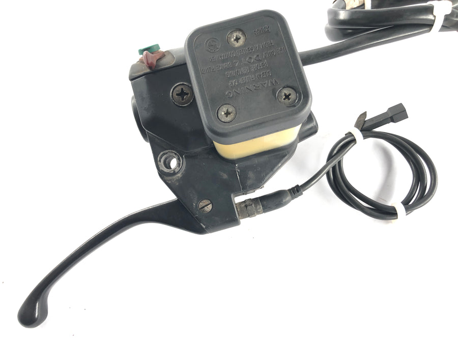 BMW R 100 GS 247E [1991] - Fixation de guidon droite avec pompe de frein à main