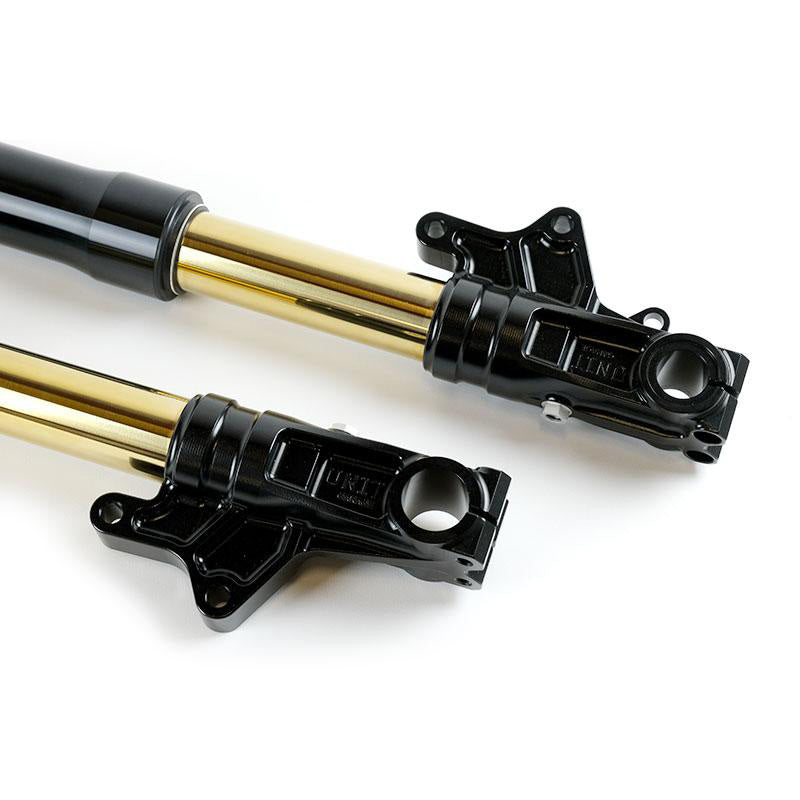 BMW R nineT 1200 Urban G/S (niedriger Auspuff) [2017-2023] - Öhlins USD High Fork Kit + Unit Garagenplatten und Füße (hohe Version)