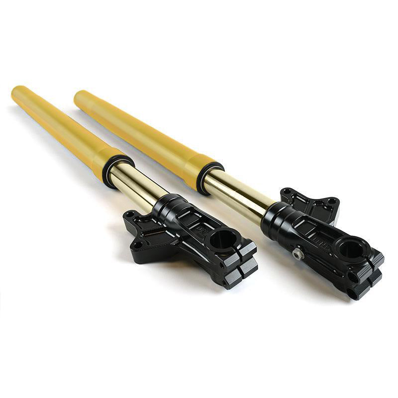 BMW R nineT 1200 Urban G/S (niedriger Auspuff) [2017-2023] - Öhlins USD LOW Gabel-Kit + Einheit Garagenplatten und Füße (niedrige Version)