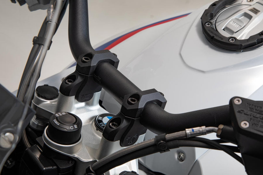 BMW R 1200 GS [2019] - guidon déplacé de 32 mm vers le haut et de 25 mm vers l'arrière, noir – photo 5