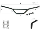 BMW R nineT 1200 Urban G/S (hoher Auspuff) [2017-2023] - ergonomischer Lenker