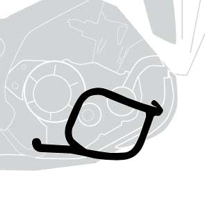 Kawasaki Z 1300 [1979-1989] - engine protection bar detailed view