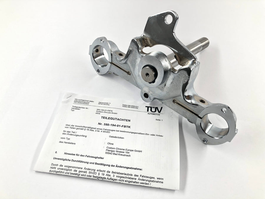 Harley Davidson FLST [1986-1990] - lower triple clamp for FL Softail chrome