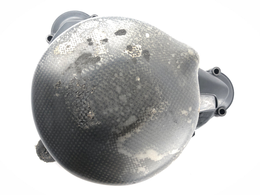 Triumph Street Triple R 675 D67LD [2008] - Lichtmaschinendeckel mit Carbonabdeckung