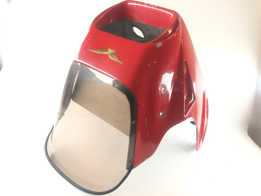 Moto Guzzi Le Mans 1000 VV [1988] - Habitacle, coque de phare avec fissure dans le pare-brise