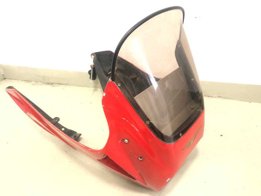 Moto Guzzi Le Mans 1000 VV [1988] - Habitacle, coque de phare avec fissure dans le pare-brise