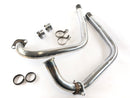 Yamaha XS 650 Type 447 [1975] - Manifold pipes left and right with connections-2