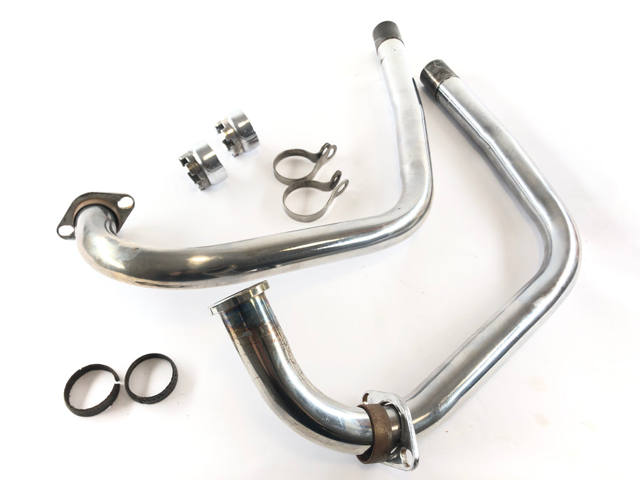 Yamaha XS 650 Type 447 [1975] - Manifold pipes left and right with connections