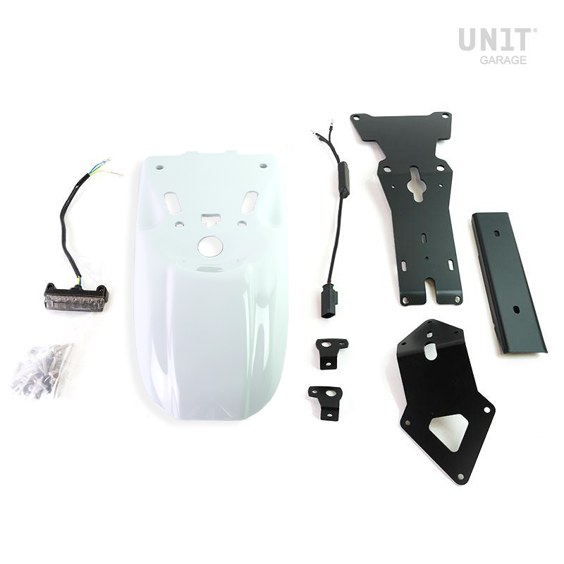 BMW R nineT 1200 Urban G/S (échappement bas) [2017-2023] - Kit garde-boue arrière avec plaque d'immatriculation