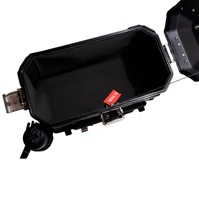 BMW R nineT 1200 Pure [2017-2023] - Neopren-Innenauskleidungen für Aluminiumtaschen Atlas 48L + 41L Auspuffseiten