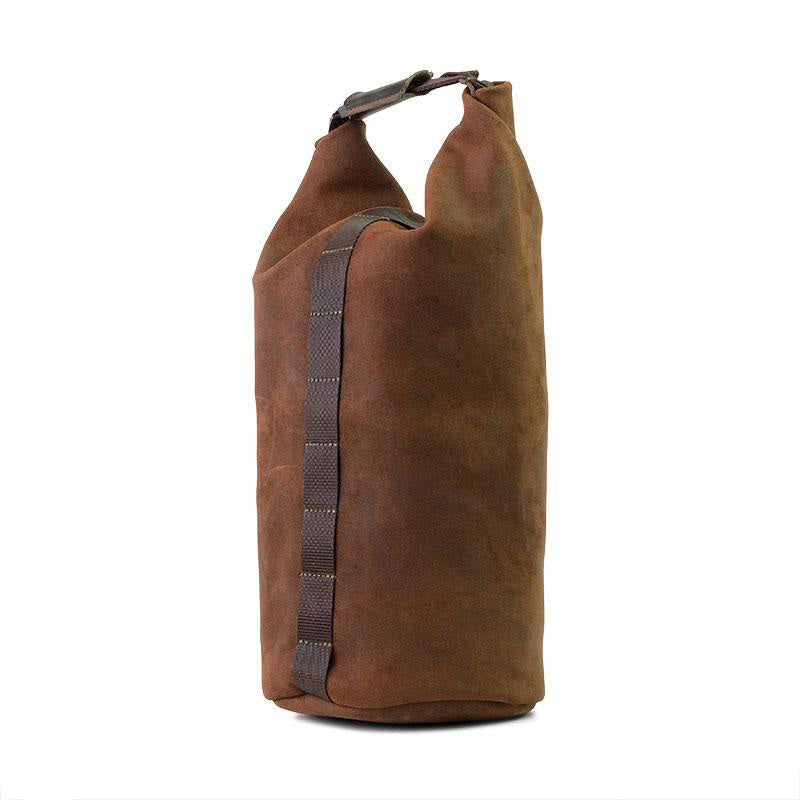 BMW R 1200 GS [2004-2012] - Split leather roll bag 10-16L