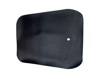 Housse de selle passager en similicuir pour Cagiva Mito 125 EVO [Noir]
