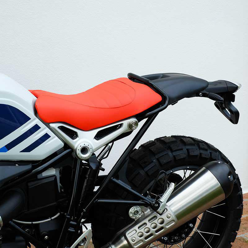 BMW R nineT 1200 Urban G/S (hoher Auspuff) [2017-2023] - Einzelsitzbank orange in sky