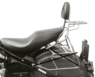Kawasaki VN 800 Drifter [1999-2003] - Sissybar with luggage bridge
