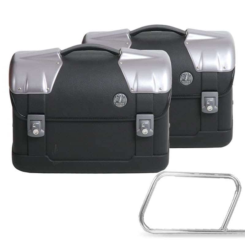Valises latérales [Hepco & Becker] - Set de valises Strayker - support de valise tube