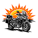 Suzuki dl 800 [Hoodie] - Sunset Split - Back Print