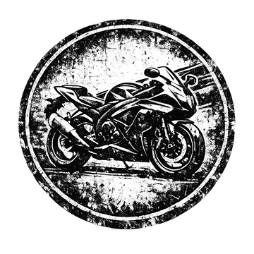Suzuki gsx-r 600 [Mug Black] - Grunge Badge - Single Sided