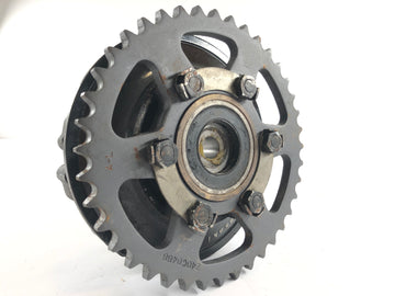 Kawasaki Z 750 E KZ750E [1981] - Sprocket carrier with rear shock absorber and sprocket