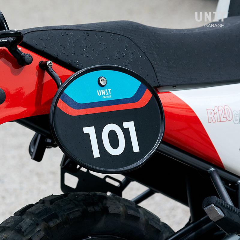 BMW R 850 GS / R 1100 GS / R 1150 GS Adventure [1994-2004] - Startnummerntafel mit Schnellverschluss und Schloss