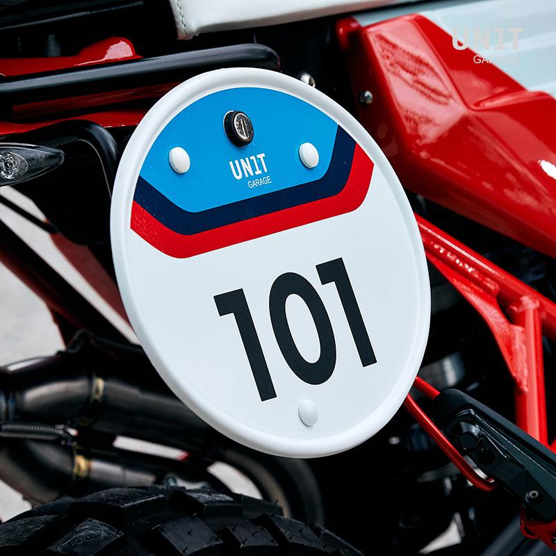 BMW R 1150 R [2000-2006] - Startnummerntafel mit Schnellverschluss und Schloss