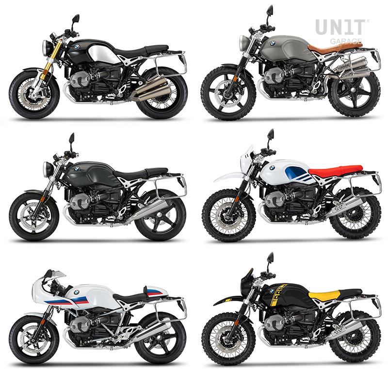 BMW R nineT 1200 Urban G/S (hoher Auspuff) [2017-2023] - Atlas NineT Aluminium Taschenrahmen