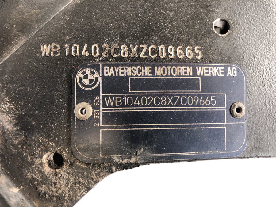 BMW R 1100 R Type 259 [1999] - Cadre avec papiers