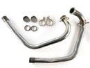 Yamaha XS 650 Type 447 [1975] - Manifold pipes left and right with connections-3