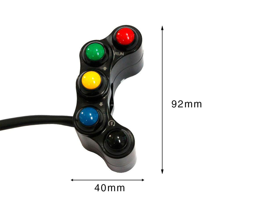 Aprilia RSV4 RR [2015-2016] - Centrale de commande Racing gauche, 5 boutons - vue 2