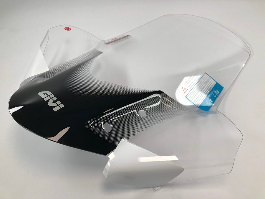 Pare-brise MBK Tryptik 125 (14-17) et Yamaha Tricity 125 155 (14-24) transparent, hauteur 690 mm, 630 mm