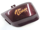 Yamaha XV 535 Virago 2YL [1987] - Side cover right with crack-1
